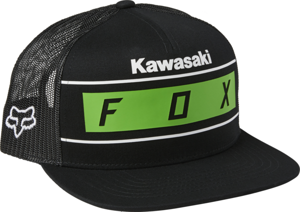Fox Racing Kawi Stripes Snapback Hat Color: Black
