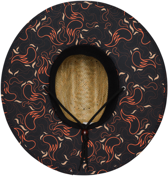 Fox Factory Logo Straw Hat - Bike Doctor | Mid-Atlantic Bicycle Shops