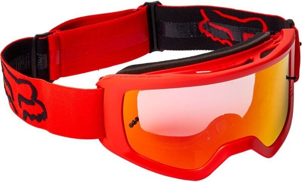 Fox Racing Main Stray Goggle-Mirrored Color | Lens: Flo Red | Mirrored