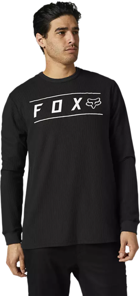 Fox Racing Pinnacle Long-Sleeve Thermal Color: Black/White