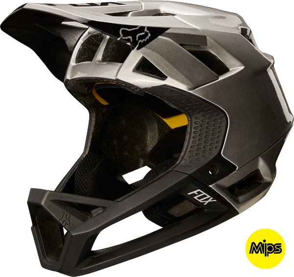 Fox Racing Proframe Moth Helmet Color: Black/Silver