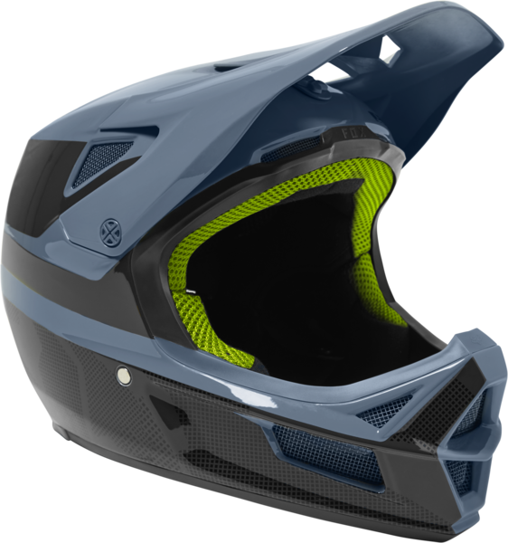 Fox Racing Rampage Comp Graphic 2 Helmet CE/CPSC Color: Dusty Blue
