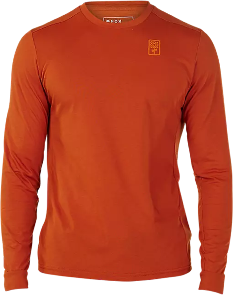 Fox Racing Ranger Drirelease Long Sleeve Jersey Color: Burnt Orange