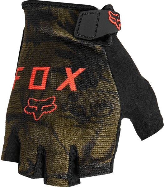 Fox Racing Ranger Gel Half Finger Gloves Color: Olive Green