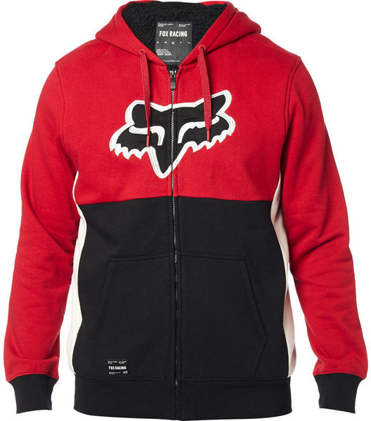 Fox Racing Rebound Sherpa Hoodie Color: Black/Red