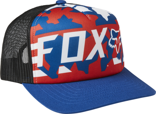 Fox Racing Red White and True Snapback Hat