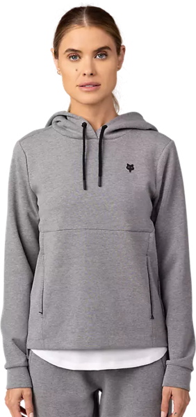 Fox Racing Rise Pullover Hoodie Color: Heather Graphite Grey