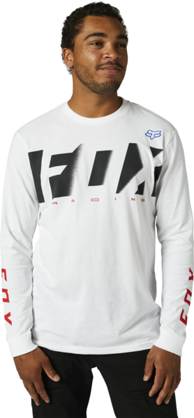 Fox Racing Rkane Long Sleeve Premium Tee Color: Optic White
