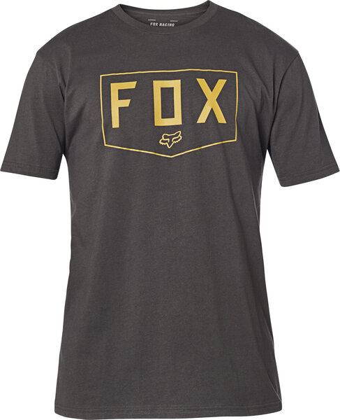 Fox Racing Shield Short Sleeve Premium Tee Color: Black/Gold