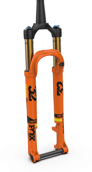 Fox Racing Shox 32 Step-Cast Factory Series 2-Position Remote 29-inch 100mm Color: Shiny Orange