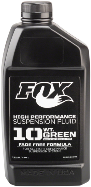 FOX High Performance Synthetic Suspension Fluid Size: 32-ounce