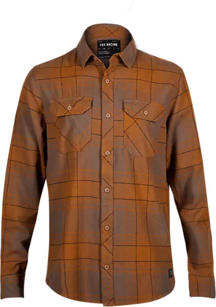 Fox Racing Traildust Flannel Shirt Color: Nutmeg