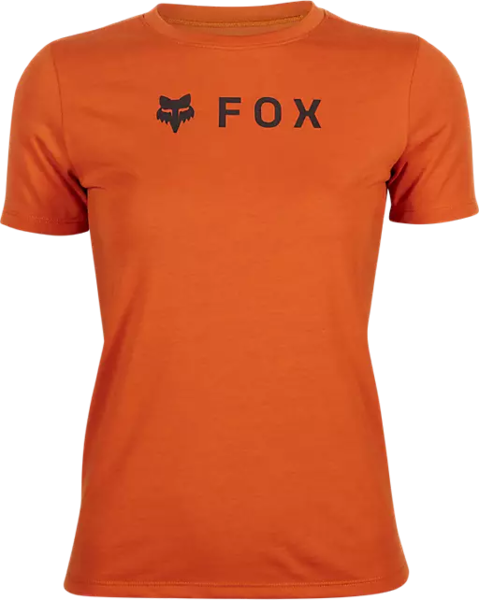 Fox Racing Women's Absolute Tech Tee Color: Burnt Orange