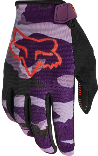 Fox Racing Women's Ranger Camo Gloves Color: Dark Purple