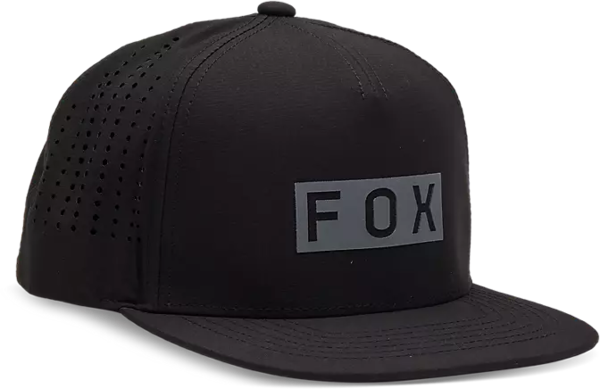 Fox Racing Wordmark Tech Snapback Hat Color: Black