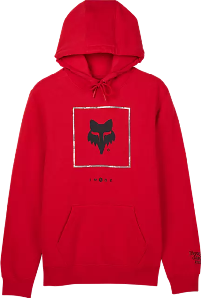 Fox Racing Youth Atlas Pullover Hoodie Color: Flame Red