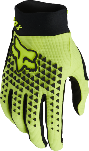 Fox Racing Youth Defend Glove Color: Fluorescent Yellow
