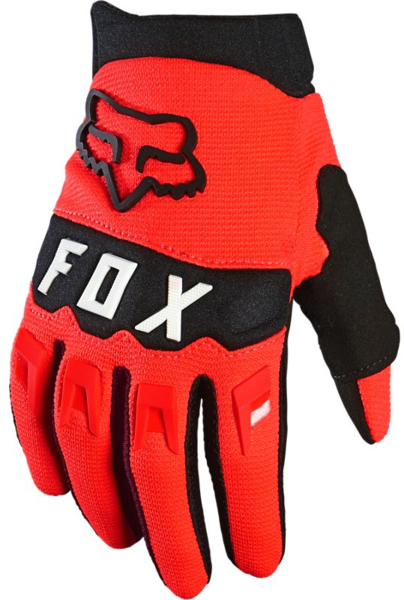 Fox Racing Youth Dirtpaw Glove Color: Flo Red