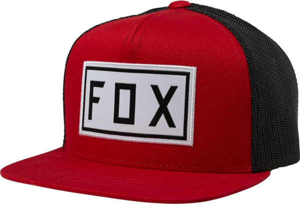 Fox Racing Youth Drivetrain Snapback Hat Color: Chili