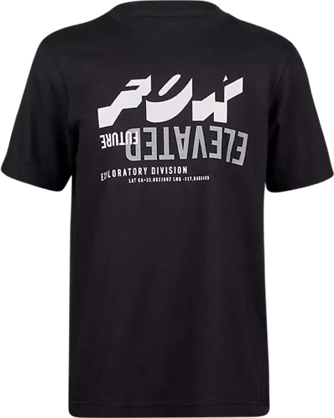 Fox Racing Youth Elevated Basic Tee Color: Black