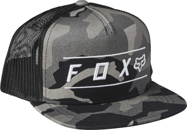 Fox Racing Youth Pinnacle Snapback Mesh Hat Color: Black Camo