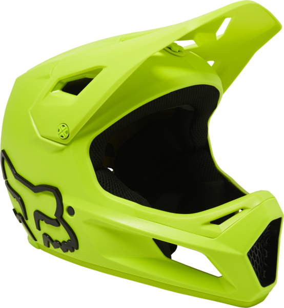 Fox Racing Youth Rampage Helmet Color: Fluorescent Yellow