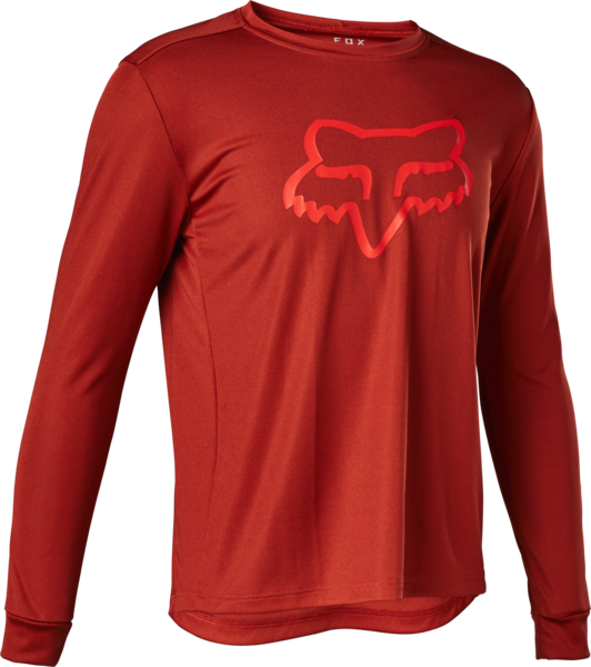 Fox Racing Youth Ranger Long Sleeve Jersey Color: Red Clay