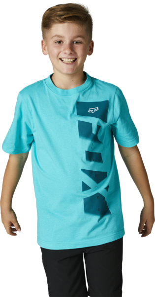 Fox Racing Youth Rkane Side Short Sleeve Tee Color: Teal