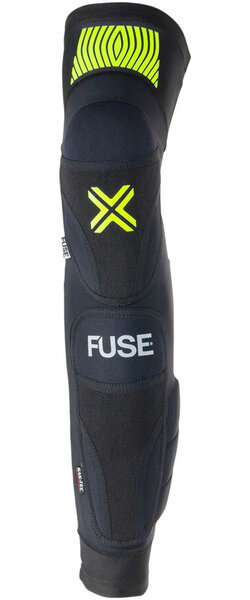 Fuse Omega Knee/Shin/Whip Combo Pad Color: Black/Neon Yellow