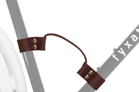 Fyxation Leather Bicycle Handle Color: Brown