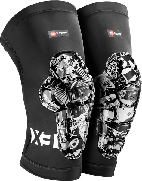Large Black G-Form Pro-X3 Knee Guards 