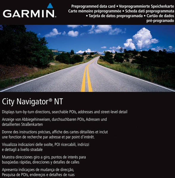 Garmin City Navigator North America NT microSD/SD Card 