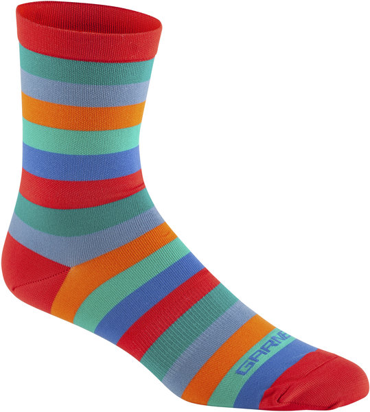 Garneau Conti Long Cycling Socks Color: Stripe