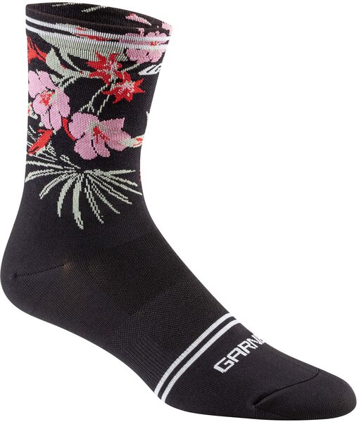 Garneau Picasso Socks Color: Black/Flower