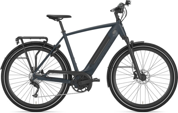 Gazelle Bikes Ultimate T10+ High-Step (+$15 Call2Recycle Battery Fee) Color: Orion Blue Matte