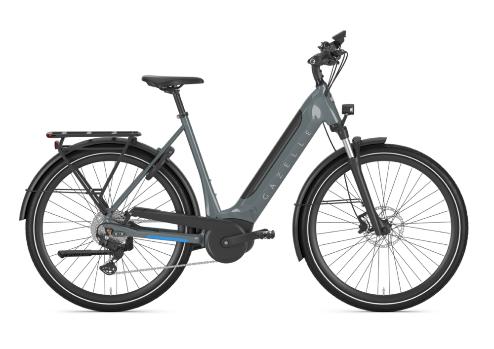 Gazelle Bikes Ultimate T10 Low Step Color: Thunder Grey