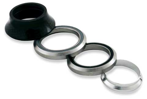 Details about   J&L 1-1/4"->1-1/8 Ceramic Bearing Headset for Giant OverDrive/OD 1-TCR Road Bike 