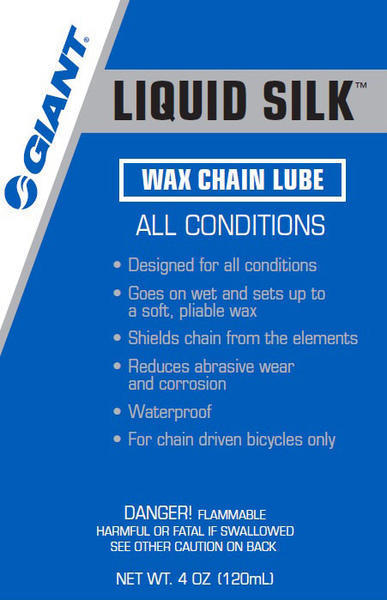 Giant Liquid Silk All Conditions Wax Chain Lube Drip Bottle