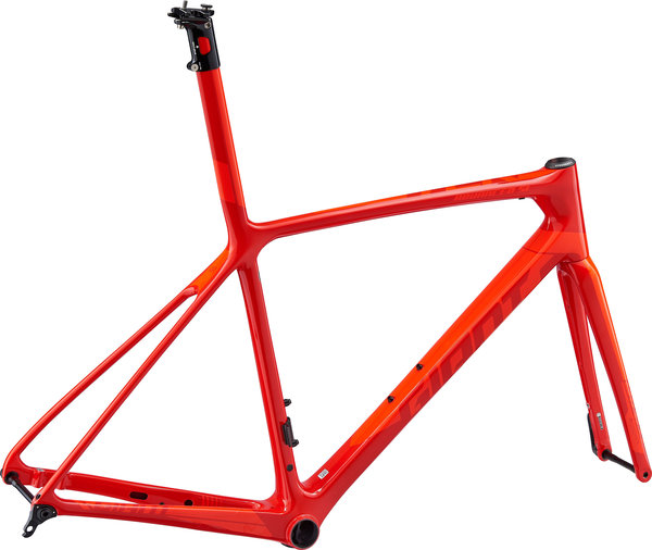 Giant TCR Advanced SL Disc Frameset Color: Pure Red/Neon Red