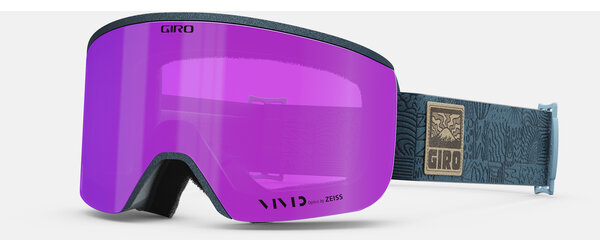 Giro Ella Goggle Color | Lens: Ano Harbor Blue Adventure Grid | Vivid Pink|Vivid Infrared