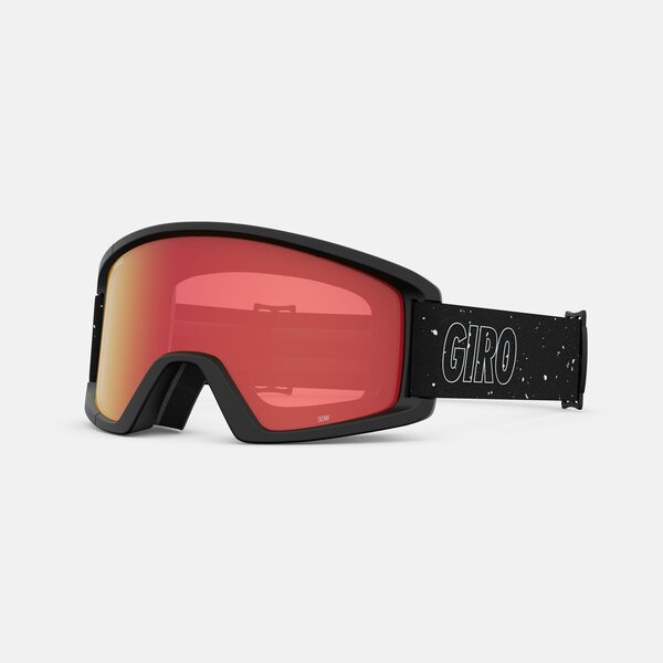 Giro Semi Goggle Color | Lens: Black Mica | Amber Scarlet
