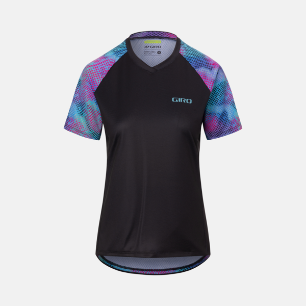 Giro Women's Roust Jersey Color: Black Chroma Dot