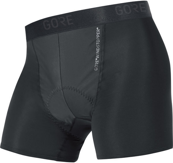 GORE C3 GORE WINDSTOPPER Base Layer Boxer Shorts+ Color: Black