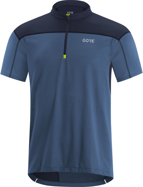 GORE C3 Zip Jersey Color: Deep Water Blue/Orbit Blue 