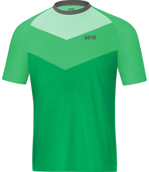 Gore Wear C5 Trail Short Sleeve Jersey Color: Desert Green