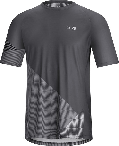 Gore Wear C5 Trail Short Sleeve Jersey Color: Dark Graphite Grey/Graphite Gr