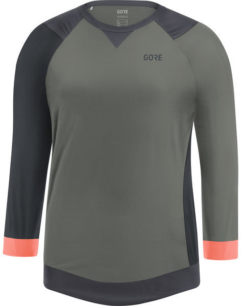 Gore Wear C5 Women All Mountain 3/4 Jersey Color: Castor Grey/Terra Grey