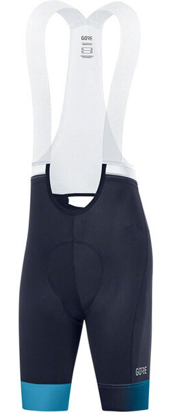 Gore Wear GORE Force Bib Shorts+ Color: Orbit Blue/Scuba Blue