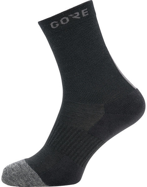 Gore Wear M Thermo Mid Socks Color: Black/Graphite Grey