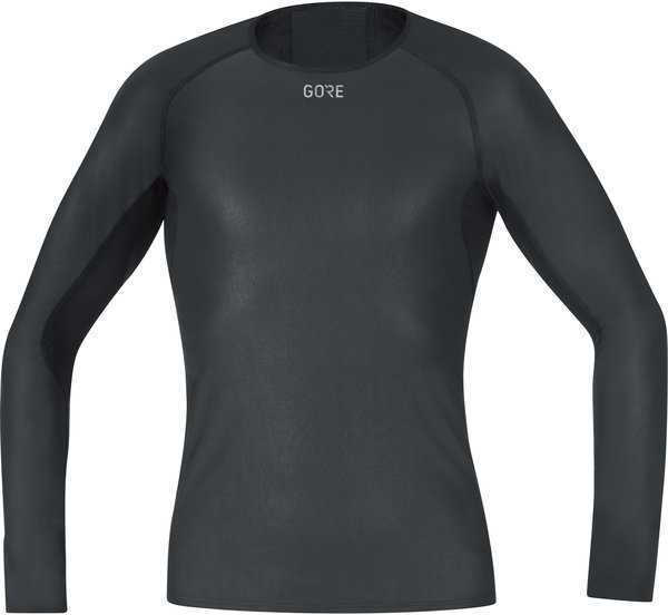 GORE M GORE WINDSTOPPER Base Layer Long Sleeve Shirt Color: Black